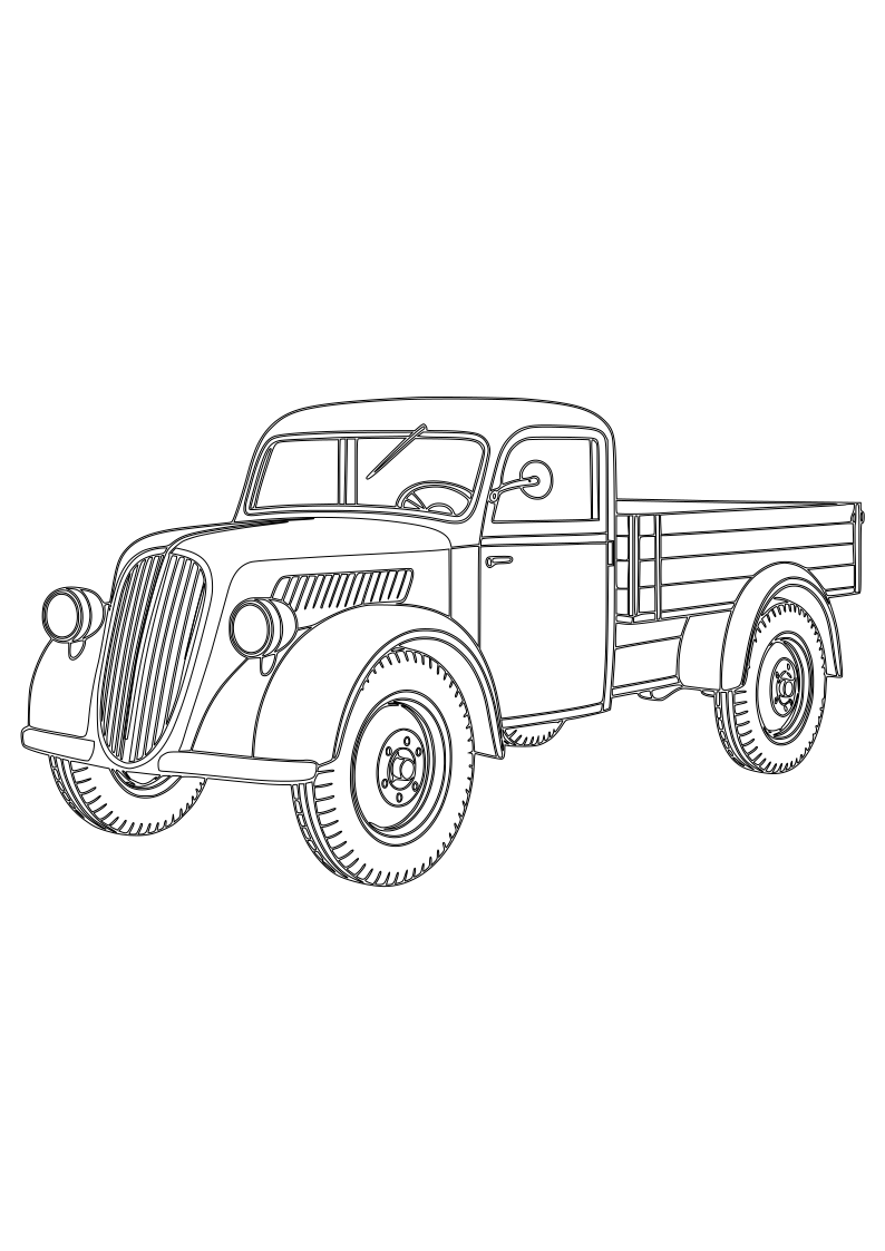 Wanduhr mit Oldtimer-Motiven (10 Motive) – Bild 11